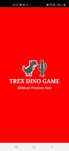 Run android online APK Trex Dino Game from MyAndroid or emulate Trex Dino Game using MyAndroid