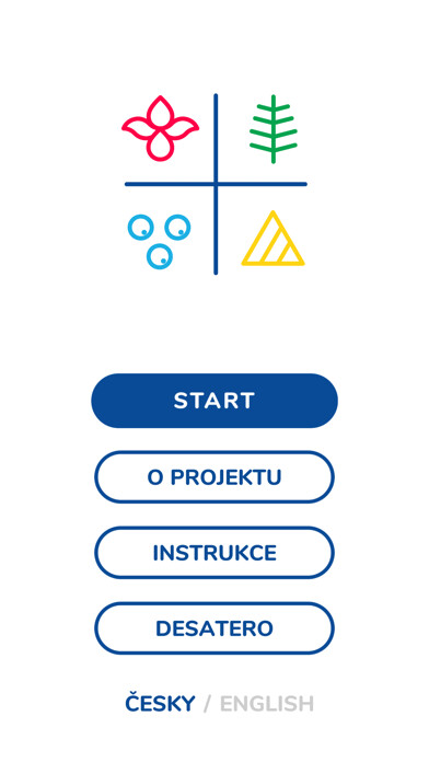 Emulate iPhone app Trezor Přírody using MyAndroid