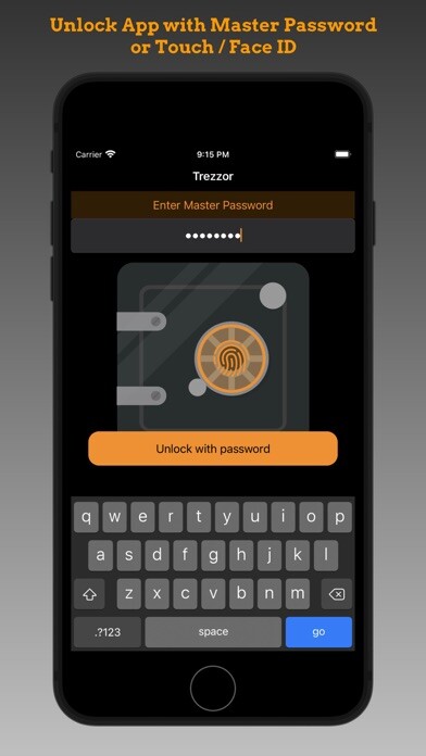Emulate iPhone app Trezzor : Password Manager using MyAndroid Emulate iPhone app Trezzor : Password Manager using MyAndroid