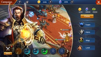 Emulate iPhone app Trials of Heroes: Idle RPG using MyAndroid Emulate iPhone app Trials of Heroes: Idle RPG using MyAndroid