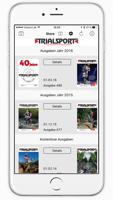 Emulate iPhone app Trialsport - Das Magazin für Trialfahrer using MyAndroid Emulate iPhone app Trialsport - Das Magazin für Trialfahrer using MyAndroid