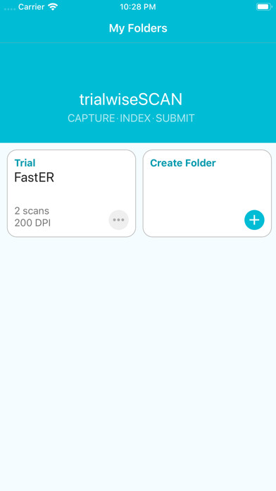 Emulate iPhone app trialwiseSCAN Document Scanner using MyAndroid