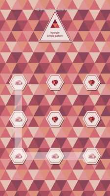 Emulate Android APK Triangle simple pattern Theme