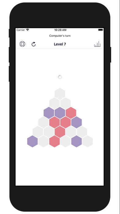 Emulate iPhone app Triangle - Strategy Game using MyAndroid