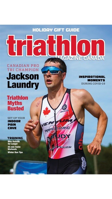 Emulate iPhone app Triathlon Magazine Canada using MyAndroid