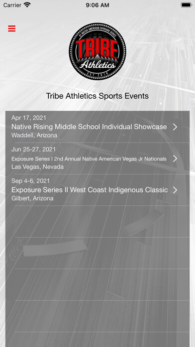 Emulate iPhone app Tribe Athletics Sports Events using MyAndroid Emulate iPhone app Tribe Athletics Sports Events using MyAndroid