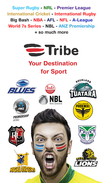 Run android online APK Tribe: Super Rugby, Cricket + from MyAndroid or emulate Tribe: Super Rugby, Cricket + using MyAndroid