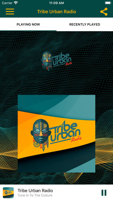 Emulate iPhone app Tribe Urban Radio using MyAndroid