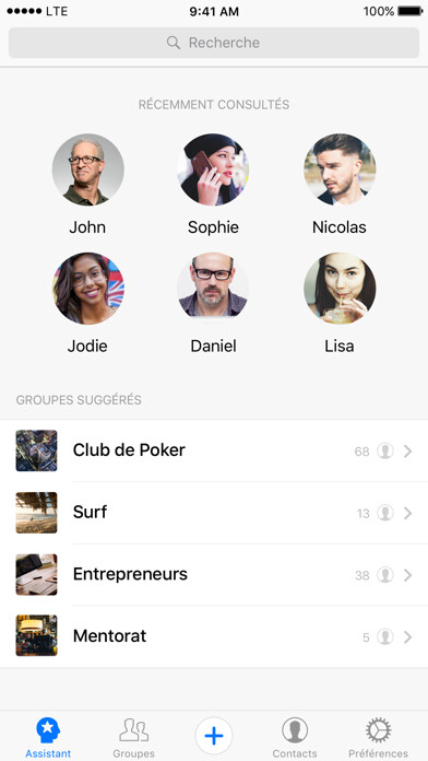 Emulate iPhone app Tribu - Contact assistant using MyAndroid Emulate iPhone app Tribu - Contact assistant using MyAndroid