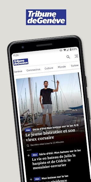 Run android online APK Tribune de Genève from MyAndroid or emulate Tribune de Genève using MyAndroid
