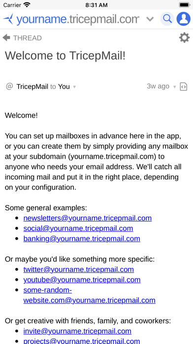 Emulate iPhone app TricepMail using MyAndroid Emulate iPhone app TricepMail using MyAndroid
