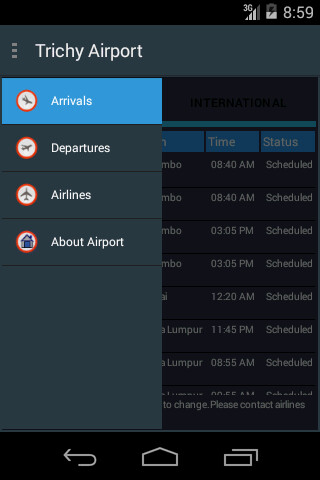 Run android online APK Trichy Airport from MyAndroid or emulate Trichy Airport using MyAndroid