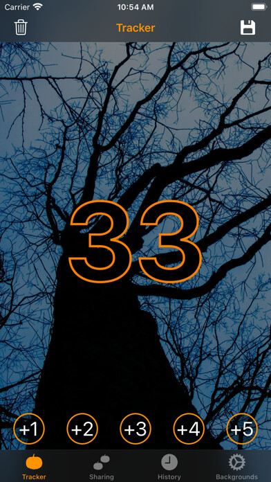 Emulate iPhone app Trick or Treat Tracker using MyAndroid