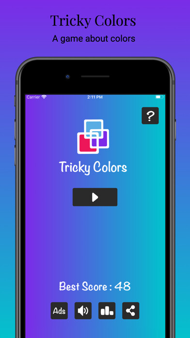 Emulate iPhone app Tricky Colors Game using MyAndroid Emulate iPhone app Tricky Colors Game using MyAndroid