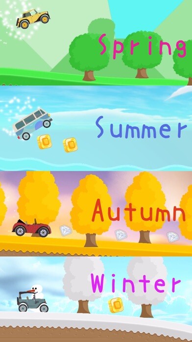 Emulate iPhone app Tricky Roads-offline car game- using MyAndroid