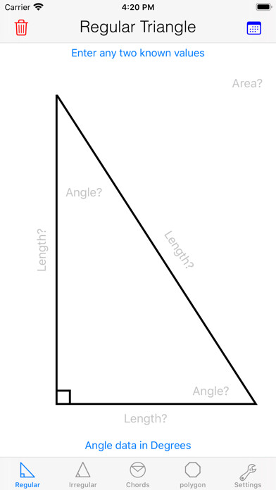 Emulate iPhone app Trig Calculator using MyAndroid Emulate iPhone app Trig Calculator using MyAndroid