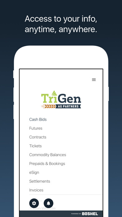 Emulate iPhone app TriGen Ag Partners using MyAndroid