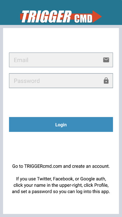 Run android online APK TRIGGERcmd from MyAndroid or emulate TRIGGERcmd using MyAndroid