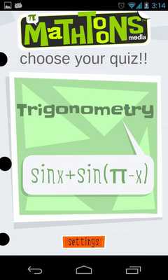 Emulate Android APK Trig Math Pro