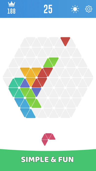 Emulate iPhone app Trigon : Classic Color Puzzle using MyAndroid Emulate iPhone app Trigon : Classic Color Puzzle using MyAndroid