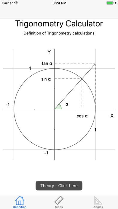 Emulate iPhone app Trigonometry calc using MyAndroid Emulate iPhone app Trigonometry calc using MyAndroid