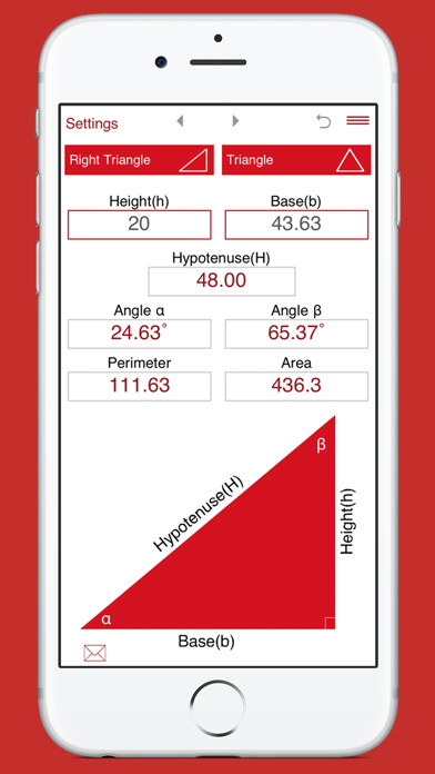 Emulate iPhone app Trigonometry Master using MyAndroid