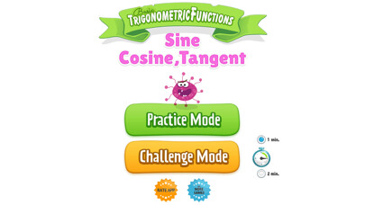 Emulate iPhone app Trig Ratios - Sin, Cos, Tan using MyAndroid Emulate iPhone app Trig Ratios - Sin, Cos, Tan using MyAndroid