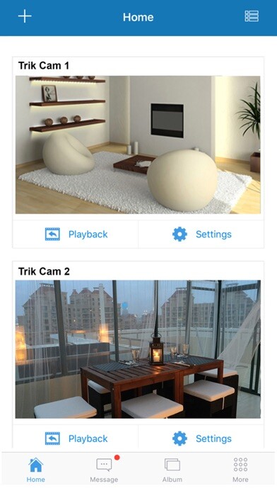 Emulate iPhone app TRIK CAM using MyAndroid