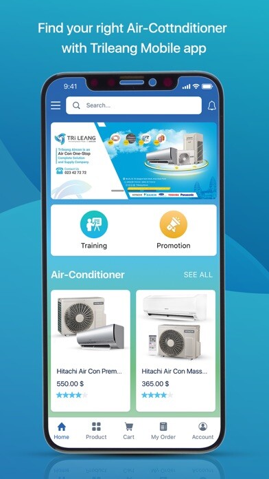 Emulate iPhone app TriLeang Aircon using MyAndroid Emulate iPhone app TriLeang Aircon using MyAndroid