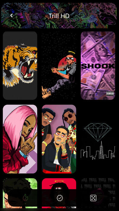 Emulate iPhone app Trill Wallpaper 4k - HD using MyAndroid