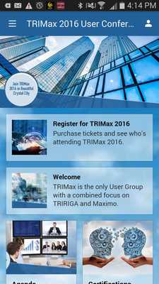 Emulate Android APK TRIMax 2016 Conference Emulate Android APK TRIMax 2016 Conference