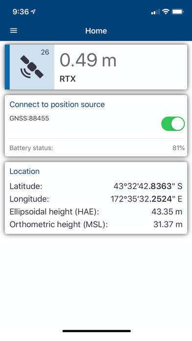 Emulate iPhone app Trimble Mobile Manager using MyAndroid