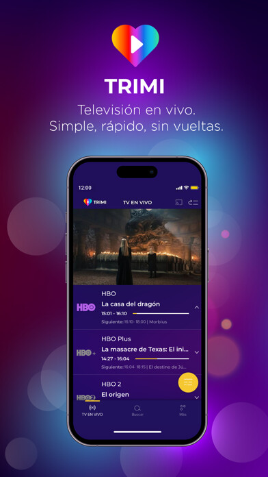 Emulate iPhone app Trimi: TV en VIVO using MyAndroid Emulate iPhone app Trimi: TV en VIVO using MyAndroid
