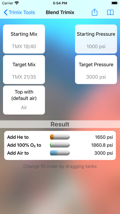 Emulate iPhone app Trimix Tools using MyAndroid Emulate iPhone app Trimix Tools using MyAndroid
