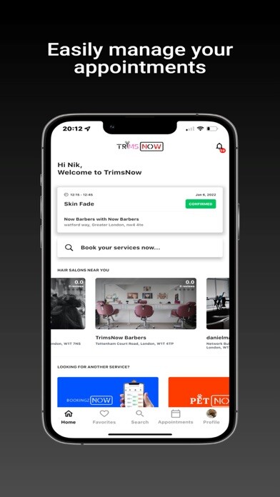 Emulate iPhone app TrimsNow using MyAndroid