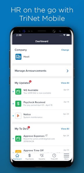 Run android online APK TriNet from MyAndroid or emulate TriNet using MyAndroid