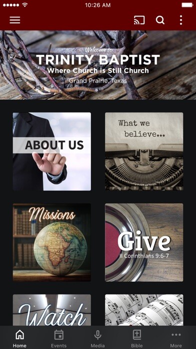 Run android online APK Trinity Baptist Church GP, TX from MyAndroid or emulate Trinity Baptist Church GP, TX using MyAndroid Run android online APK Trinity Baptist Church GP, TX from MyAndroid or emulate Trinity Baptist Church GP, TX using MyAndroid