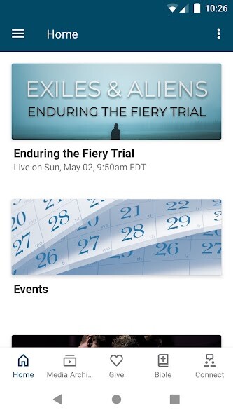 Emulate iPhone app Trinity Life Community using MyAndroid