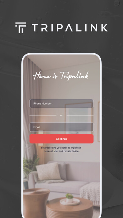Emulate iPhone app Tripalink Living using MyAndroid