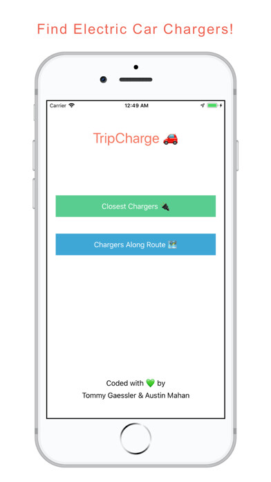 Emulate iPhone app TripCharge using MyAndroid Emulate iPhone app TripCharge using MyAndroid