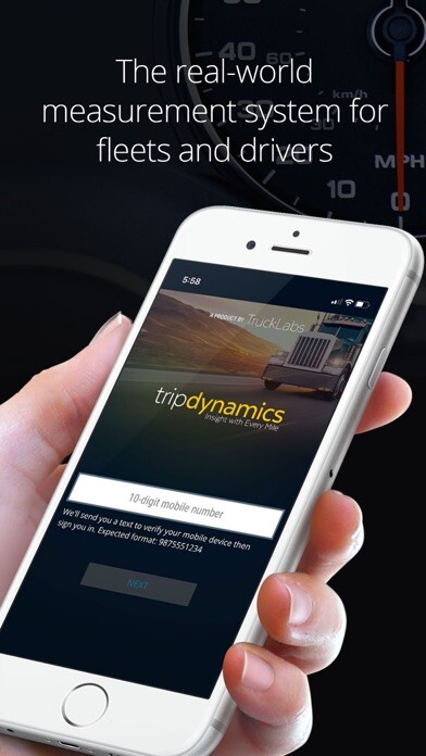 Emulate iPhone app TripDynamics By TruckLabs using MyAndroid