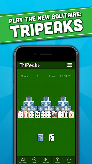 Emulate iPhone app TriPeaks - Classic Solitaire using MyAndroid Emulate iPhone app TriPeaks - Classic Solitaire using MyAndroid