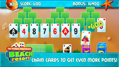 Emulate iPhone app Tripeak Solitaire: Beach Resort - Card Game using MyAndroid Emulate iPhone app Tripeak Solitaire: Beach Resort - Card Game using MyAndroid
