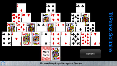 Emulate iPhone app TriPeaks Solitaire - Classic using MyAndroid Emulate iPhone app TriPeaks Solitaire - Classic using MyAndroid