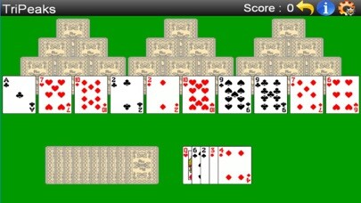 Emulate iPhone app TriPeaks Solitaire -- Lite using MyAndroid