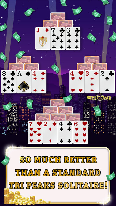 Emulate iPhone app Tri Peaks Solitaire Tournament using MyAndroid Emulate iPhone app Tri Peaks Solitaire Tournament using MyAndroid