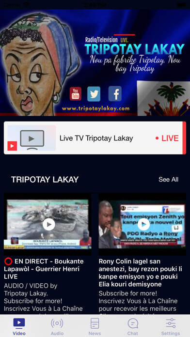 Emulate iPhone app Tripotay Lakay using MyAndroid Emulate iPhone app Tripotay Lakay using MyAndroid