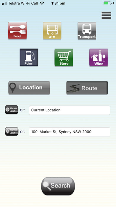 Emulate iPhone app Trip Plan using MyAndroid