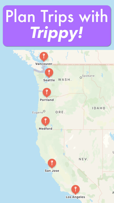 Emulate iPhone app Trippy - Travel App using MyAndroid