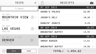 Emulate iPhone app Trip Receipts using MyAndroid Emulate iPhone app Trip Receipts using MyAndroid